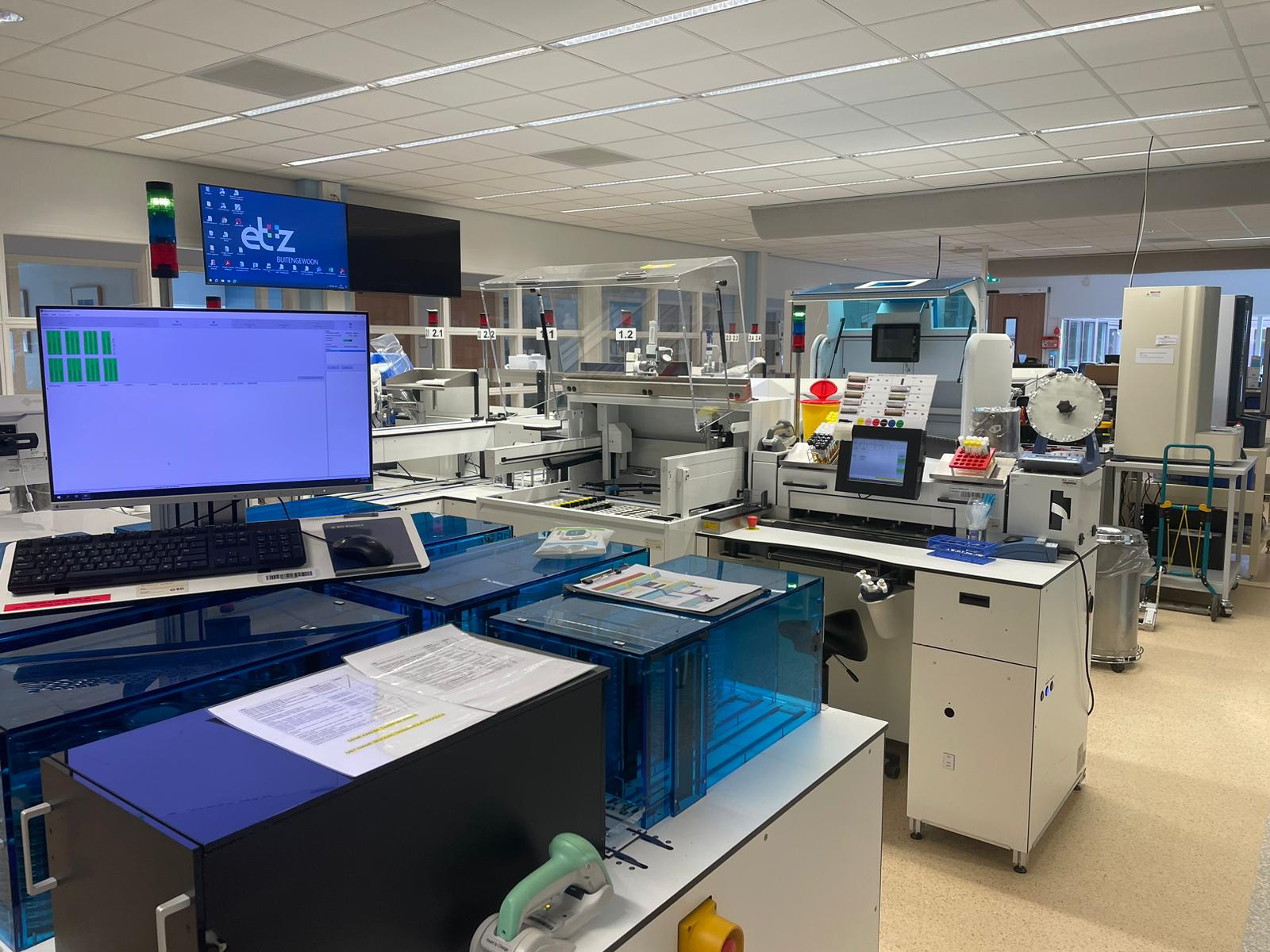 Microvida moderne werkplek microbiologisch lab